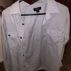 double breasted button down